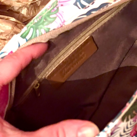 New NWT MADE IN ITALY VERA PELLE GENUINE LEATHER LILAC PINK FLAMINGO PURSE - Picture 14 of 15